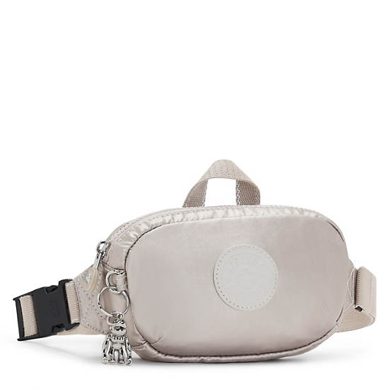 Kipling Alys Metallic Midjeveske Beige | NO 2215LI